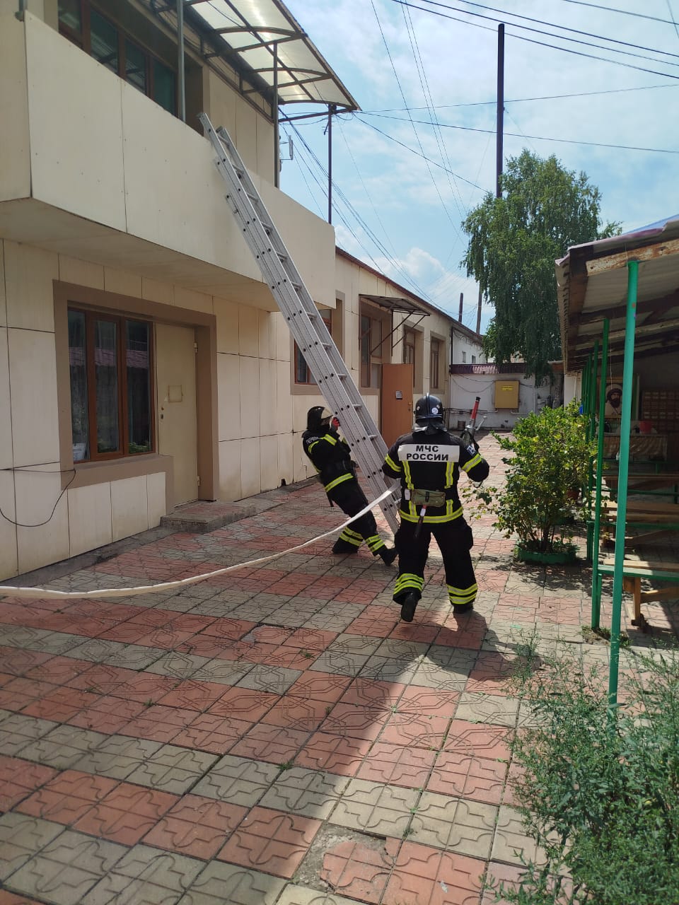 Пожарно-тактические учения  в Цумадинском районе